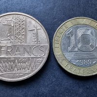Монети . Франция . 2 бройки. Френски франкове., снимка 1 - Нумизматика и бонистика - 38225278