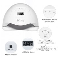 Лампа за маникюр SUN X5 Plus 120W, 36 led, бял, снимка 4 - Продукти за маникюр - 34702902
