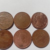 лот от 9 монети от 5 евро-цента 1999-, снимка 8 - Нумизматика и бонистика - 42125310