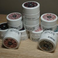Funny gel / Декоративен гел - Kodi Professional , снимка 2 - Продукти за маникюр - 43384003