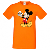 Мъжка тениска Mickey Mouse Renault Подарък,Изненада,Рожден ден, снимка 7 - Тениски - 36577505
