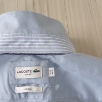 Lacoste Stretch Slim Fit Mens Size 45/2XL ОРИГИНАЛ! НОВО! Мъжка Риза!, снимка 13 - Ризи - 43515288