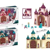 Замък на принцеса с кукла и аксесоари, снимка 1 - Кукли - 43215359