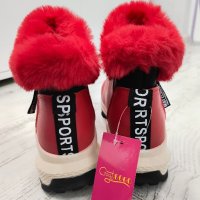 дамски зимни обувки Mischino, снимка 3 - Маратонки - 43976246