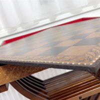 Ретро Шах за игра ретро столове ретро маса Антични столове шах маса антика , снимка 16 - Антикварни и старинни предмети - 43030507