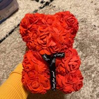 мече от рози, снимка 1 - Романтични подаръци - 44083517