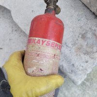 Немска газова бутилка за горелка или оксижен, снимка 1 - Други инструменти - 43581181