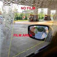 Защитно фолио за огледала стъкла на кола огледално за дъжд мъгла протектор Различни видове, снимка 8 - Аксесоари и консумативи - 26036755