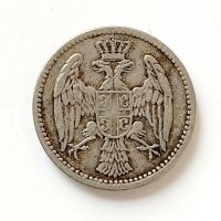 5 пара 1904 г. Сърбия, снимка 2 - Нумизматика и бонистика - 43193036