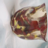 Декоративна дълбока стъклена купа Многоцветно стъкло  Мурано, снимка 9 - Други ценни предмети - 40148474