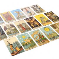 Таро карти 12смх7см с книжка: Smith-Waite Borderless Edition Tarot, снимка 11 - Карти за игра - 37421622
