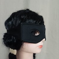 Лилава маска за очи с камъчета и черна изчистена , снимка 3 - Други - 38358570