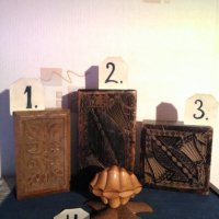Стари дървени кутийки от 20-те години., снимка 1 - Антикварни и старинни предмети - 33419314