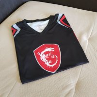 MSI True Gaming Dragon "Some Are PC, We Are Gaming" eSports Cybersport Jersey V-Neck Tee, снимка 1 - Тениски - 38179974