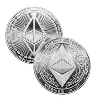Етериум Класик монета / Ethereum Classic Coin ( ETC ), снимка 2 - Нумизматика и бонистика - 25981225