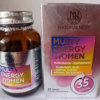 Мултивитамини за жени с 35 съставки Naturalnest 30 бр. (приема се по 1 бр. на ден), снимка 1 - Хранителни добавки - 43480287