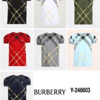 Мъжка тениска Burbarry код SS10F, снимка 1 - Тениски - 41593411