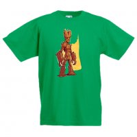 Детска тениска Marvel Groot 1 Игра,Изненада,Подарък,Геймър,, снимка 6 - Детски Блузи и туники - 36716777