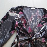 Блуза туника от сатениран памук без забележки , снимка 3 - Туники - 26336927