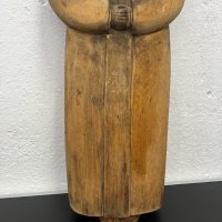 Майсторска дърворезба на монах. №4901, снимка 4 - Антикварни и старинни предмети - 43764115