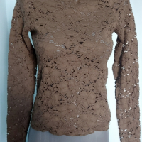 Маркова еластична блуза от дантела "Estelle" / голям размер , снимка 9 - Блузи с дълъг ръкав и пуловери - 44872602