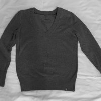 Блуза дамска – фин пуловер,ESPRIT,  в сиво,ГО 96см; Обиколка на края-ханша -80см, Дължина 60см., снимка 1 - Блузи с дълъг ръкав и пуловери - 43384070