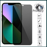 Privacy Стъклен Протектор Apple iPhone 13 Pro Max 12 Mini 11 XS XR 5D, снимка 6 - Фолия, протектори - 36426419