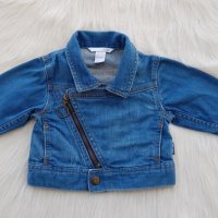 Детско дънково яке H&M 9-12 месеца, снимка 7 - Бебешки якета и елеци - 40617407