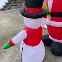 Надуваем светещ снежен човек - 1.20 см височина, снимка 4 - Декорация за дома - 43214524