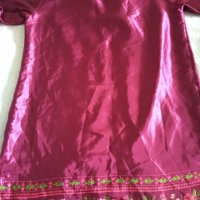 Сатенен дамски халат с подарък, снимка 5 - Нощници - 26674958