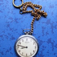 Стар джобен часовник, снимка 4 - Антикварни и старинни предмети - 26393708