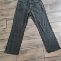 Продавам мъжки черен ленен панталон , снимка 1 - Панталони - 37895288