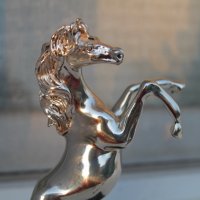 Фигура на сребърен кон, снимка 3 - Колекции - 38628837