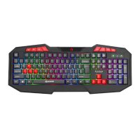 Marvo геймърска клавиатура Gaming Keyboard 112 keys - K602 - Rainbow backlight, снимка 1 - Клавиатури и мишки - 44087546