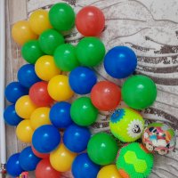 40 цветни малки топки, снимка 2 - Детски топки - 38137334