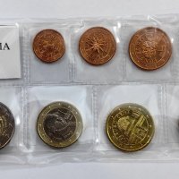 Пълен сет евромонети Австрия 2009 г.  от 1 цент до 2 евро, снимка 1 - Нумизматика и бонистика - 43745046