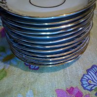 Български чиний с златни орнаменти правени само за износ., снимка 1 - Прибори за хранене, готвене и сервиране - 35616739