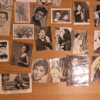  25 Стари снимки на певци, артисти и актьори от  60те години, снимка 3 - Антикварни и старинни предмети - 28587405