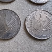 Монети . Германия.  2 дойче марки .8 бройки . Различни години., снимка 4 - Нумизматика и бонистика - 43437501