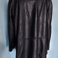 Палто с хастар от естествена кожа "Vera Pelle" / голям размер , снимка 9 - Палта, манта - 43621932