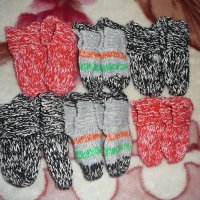 Плетени терлички и чорапи за деца и възрастни, снимка 2 - Чорапи - 23984937