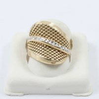 златен пръстен 48130-1, снимка 1 - Пръстени - 38422015