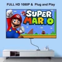Адаптер за конвертиране на Nintendo64 към HDMI/Nintendo N64/SNES/NGC,HDMI кабел 1м, снимка 5 - Аксесоари - 44874148