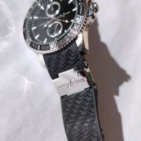 Мъжки луксозен часовник Ulysse Nardin CHRONOGRAPH Automatic 200 m., снимка 7 - Мъжки - 32383654