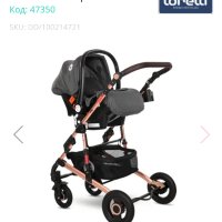 Комбинирана бебешка количка Lorelli Alba Premium Set 3в1 , снимка 11 - Детски колички - 43676161