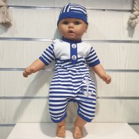 Ново бебешко моряшко боди/ромпър с Котвичка, възраст 3-6 месеца, снимка 7 - Бодита за бебе - 28630589
