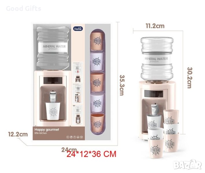 Детски диспенсър за вода с аксесоари , снимка 1