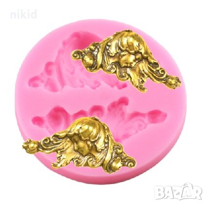 2 изображения на жени лица силиконов молд форма декорация торта фондан сладки мъфини, снимка 1