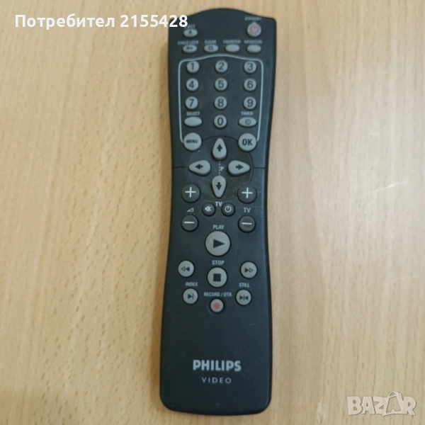 Оригинално дистанционно Phillips Video , снимка 1