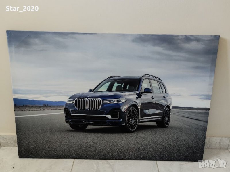 Светеща картина с LED осветление - BMW X7 Alpina , снимка 1